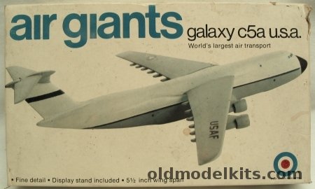 Entex 1/480 Lockheed C-5A Galaxy 'Air Giants', 8464G-89 plastic model kit